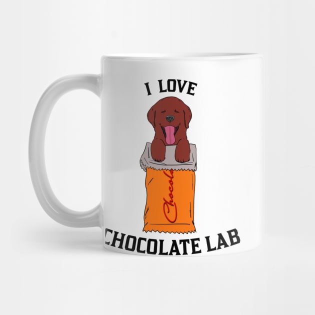 Chocolate Lab by Issacart